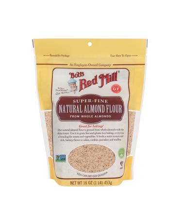 Bob's Red Mill natural almond flour 16 ounce (Pack of 2) 1 Pound (Pack of 2)