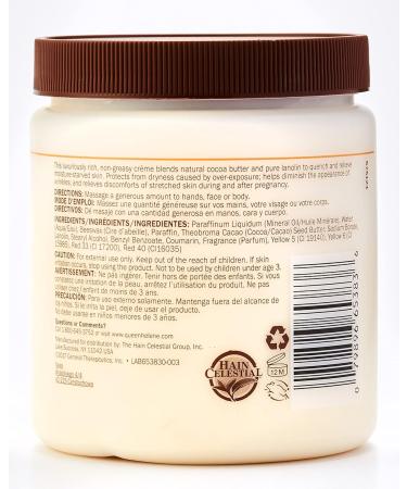 Queen Helene Cocoa Butter Face and Body Cream 425g/15oz - Hydrating Skin Moisturizer - Buy Online on SooperMarket.com