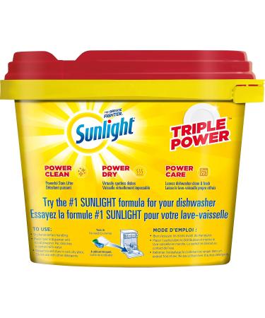 Sunlight Dishwasher Detergent AutoDish Pacs Triple Power 72 count Fresh Scent - Buy Online on SooperMarket.com