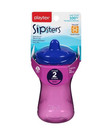 Playtex Sipsters Stage 2 Spout Sippy Cups - 9 oz | Leak-proof Design - Buy Online on SooperMarket.com