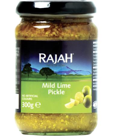 Rajah mild lime pimple - mild lodged lime - ideal as an accompaniment to curry meat cheese popcadums & starters - 1 x 300 g Lime pimple mild 300 g (1 Pack)