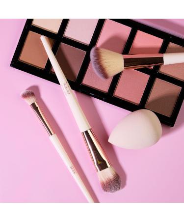 Expressions 12pc Flawless Makeup Brush Set - Vanilla Rose Gold | Premium Glitter Cosmetic Brushes for Contouring & Highlighting - Buy Online on SooperMarket.com