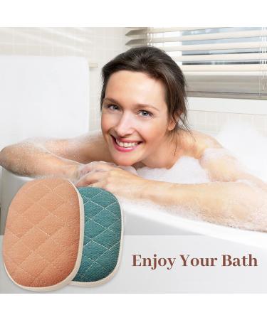 Atesswy Bath Sponge Shower Loofah Body Scrubber - Pack of 2 - Buy Online on SooperMarket.com