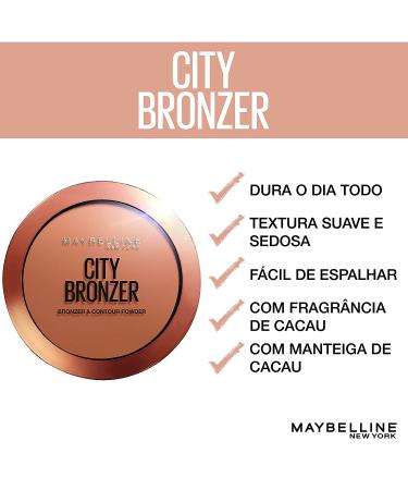 Maybelline City Bronzer Powder Makeup and Contour 200 - 0.32 Oz - Buy Online on SooperMarket.com