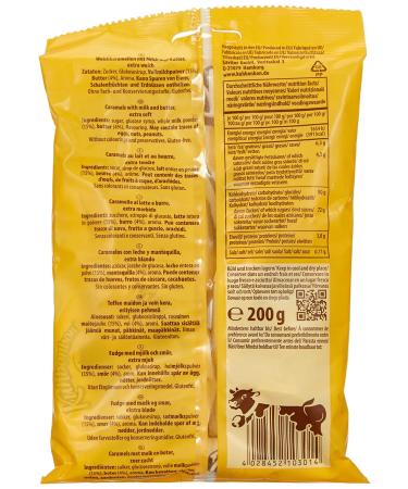 Cowbonbon Classic Soft Caramel Candy - Gluten-Free Toffee Candies | 200g Pack of Sweet Delights - Buy Online on SooperMarket.com