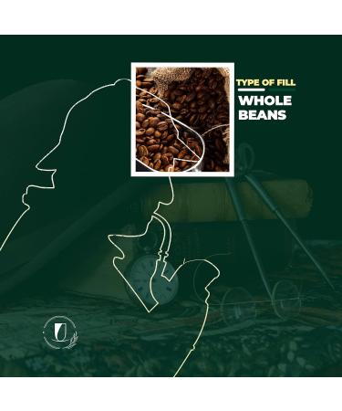 Lucky Cuppa's "221b Bakers Brew" Great Detective Colombian Medellin Light Roast Coffee - Colombian Coffee Beans - Quality Supremo Coffee - Sherlock Holmes Coffee Lover Gifts - 1kg - Buy Online on SooperMarket.com
