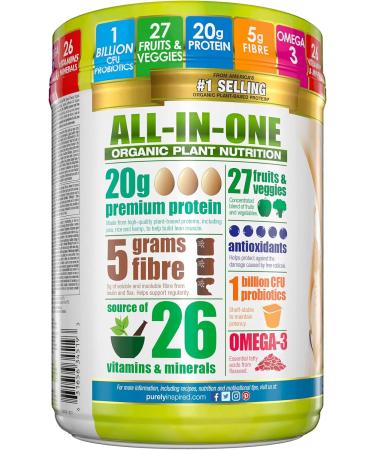 Purely Inspired Meal Replacement Shake Vegan Protein Powder Purely Inspired Organic All In One Plant Based Protein Powder for Women & Men Organic Protein Powder Vegan Friendly Vanilla (10 Servings) - Buy Online on SooperMarket.com