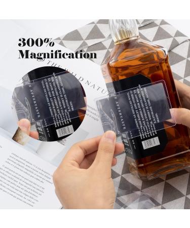 VEIREN 50 Pieces Credit Card Size 3X Magnifiers Magnification Magnifying Fresnel Lens Portable Transparent Pocket Wallet Magnifying Glass Jewelry Loupe Reading Aid Helper - Buy Online on SooperMarket.com