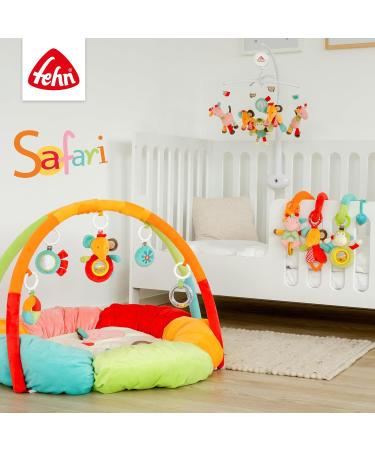 Fehn Stroller Chain Toy Safari | Cute Baby Mobile Chain for Strollers Seats & Cots | Perfect Accessories for Infants 0+ Months - Buy Online on SooperMarket.com