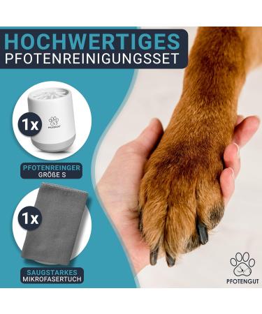 Pfotengut Dog Paw Cleaner - Gentle & Effective for Small & Large Dogs | Includes Suction-Strong Microfiber Towel - Buy Online on SooperMarket.com