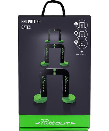 PuttOut Pro Putting Gates Set with 3 Sizes & Protective Pouch - Buy Online on SooperMarket.com