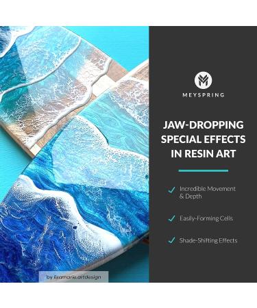 MEYSPRING Pacific Blue Epoxy Resin Color Pigment - 50g for Art, Ecopoxy, UV Resin - Buy Online on SooperMarket.com