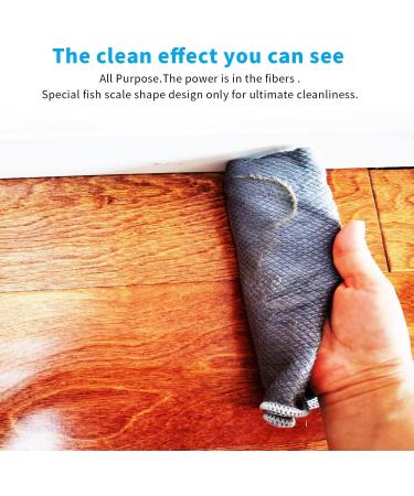 Nanoscale Microfiber Cleaning Cloth Set - 6 Pack for Streak-Free Glass, Mirror, Stainless Steel, and more - Buy Online on SooperMarket.com