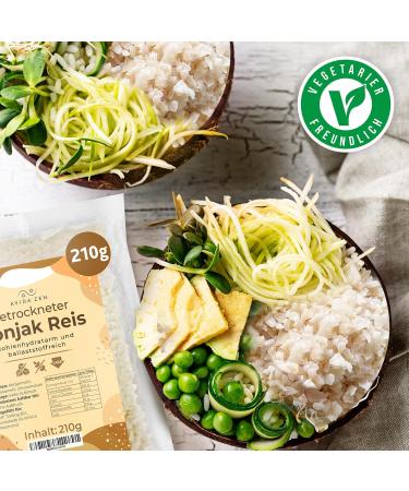 Buy Konjac Rice - Zero Carb Low-Calorie Shirataki Rice (210g) | Gluten-Free Vegan & Keto-Friendly - Fiber Kingdom - Buy Online on SooperMarket.com
