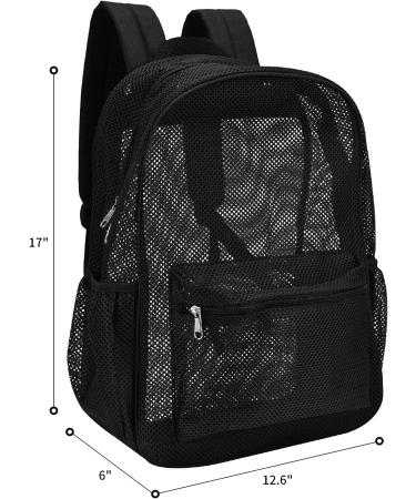 Heavy Mesh Beach Backpack with Padded Shoulder Strap - Ideal for Swimming, Diving & Outdoor Sports | Portable Oxygen Tank Carrier - Buy Online on SooperMarket.com