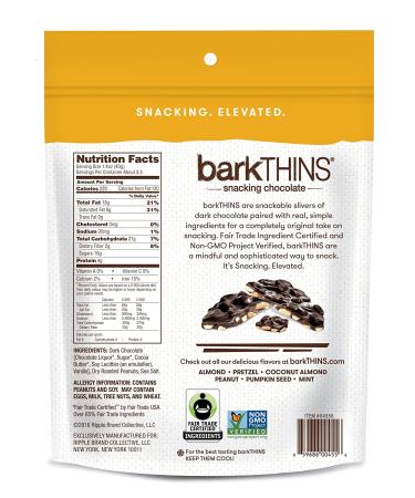 BarkTHINS Dark Chocolate Peanut with Sea Salt - 4.7 oz | Delicious Snacking Treats - Buy Online on SooperMarket.com