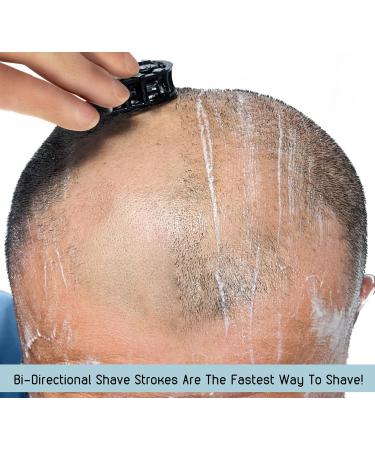 Premium Omnishaver with Cartridge Kit - Fastest Head & Body Shaving Alternative | Self-Cleans & Strops | Durable Blade | Bald Head Shaver - Buy Online on SooperMarket.com
