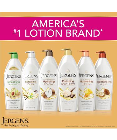 Jergens Softening Vanilla Oil-Infused Moisturizer 16.8oz | Soothing Full-Body Moisture with Sweet Vanilla Essence | International Shipping Available - Buy Online on SooperMarket.com
