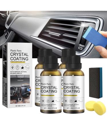 Crystal Coating for Car Plastic Parts 2024 New Crystal Coating for Car Plastic Parts (4Set)