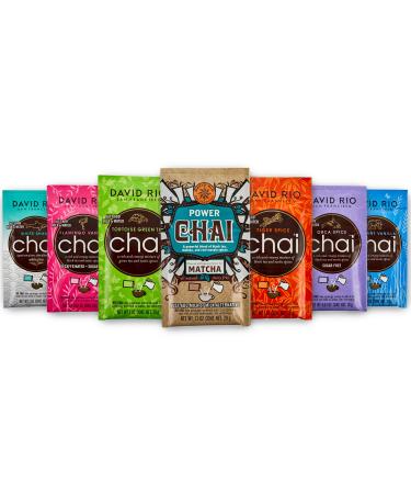 David Rio - Elephant Vanilla Chai Flamingo Vanilla & more irresistible Chai varieties in a pack of 7 - total 168g