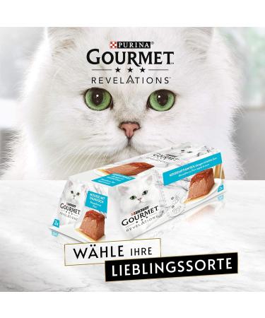 Buy Purina Gourmet Revelations Mousse Cat Food Salmon & Tuna in Sauce 48 Pack (57g Each) | International Shipping Available - Buy Online on SooperMarket.com