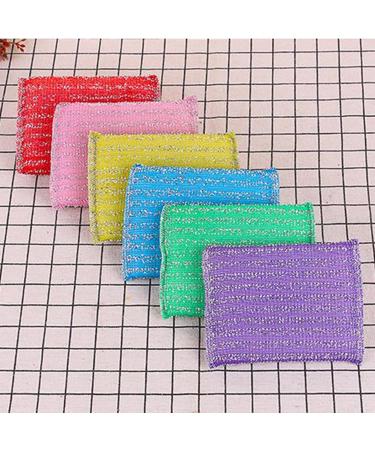 4Pcs/Set Flexible Cleaning Sponge Wide Application Printed Portable Multifunctional Pot Cleaner for Home Pot Cleaner - Buy Online on SooperMarket.com