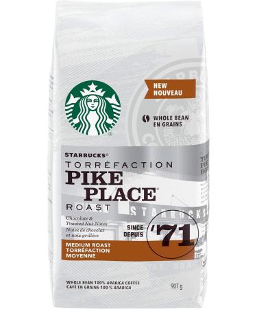 Starbucks Pike Place Whole Bean Medium Roast Coffee 907 gram & Espresso Roast Whole Bean Coffee 907 gram - Buy Online on SooperMarket.com