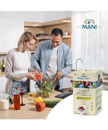 Buy MANI Premium Organic Extra Virgin Olive Oil - Award-Winning 3L from Greece - Buy Online on SooperMarket.com