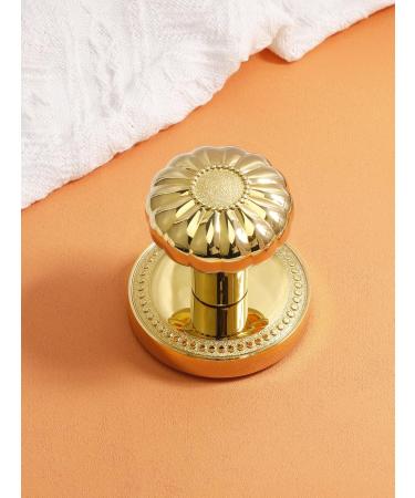 Sorwduerm Gold Door Knobs - Polished Brass Dummy Handle | Decorative Zinc Alloy - 1 Pack - Buy Online on SooperMarket.com