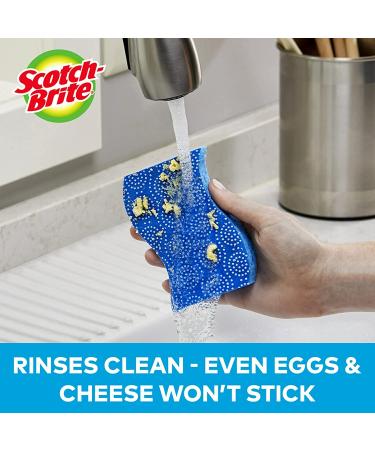 Scotch-Brite Scrub Dots Non-Scratch Scrub Sponge - Pack of 3 | Ideal for Washing Dishes and Kitchen Cleaning | Rinses Clean - Buy Online on SooperMarket.com