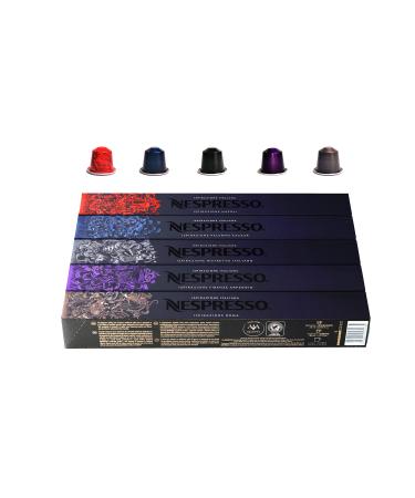 Nespresso OriginalLine: Variety Strong Coffee Mix 50 Capsules