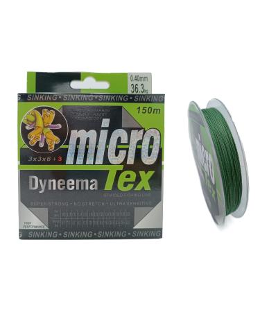 Braided fishing line Dyneema Micro Tex braided 150m 0.14-0.50mm Braided Fishing line 0.50 mm
