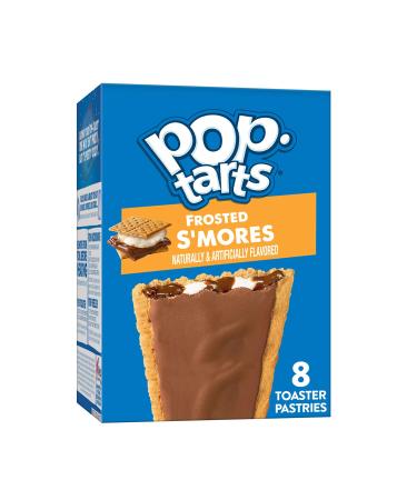 Pop-Tarts Toaster Pastries, Breakfast Foods, Kids Snacks, Frosted S'mores, 13.5oz Box (8 Pop-Tarts)