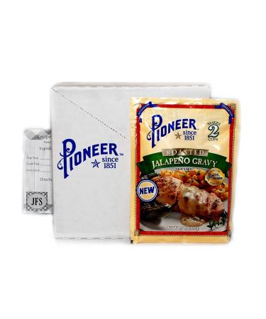 Pioneer Roasted Jalape o Gravy Mix 6-1.7 Oz Packets - 6pk Bundle with Recipe Card - Buy Online on SooperMarket.com