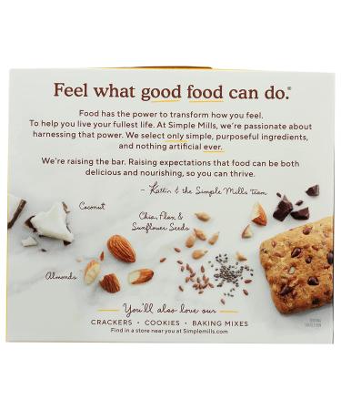 Simple Mills Dark Chocolate Almond Soft Baked Bars - 6oz | Organic & Gluten-Free Snack - Buy Online on SooperMarket.com