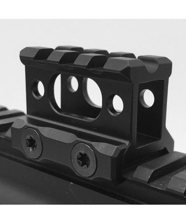 3-Slot Slim Picatinny Short Riser Mount - 1 High - Black | 3 Slots - Buy Online on SooperMarket.com
