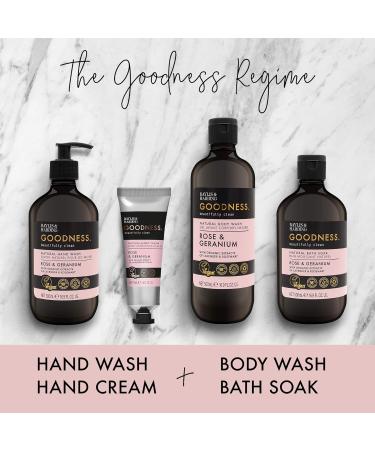 Baylis & Harding Goodness Rose & Geranium Toiletries Bundle - 6 x 500ml Hand Wash & Bath Soak - Vegan Friendly Hand & Bath Bundle - Buy Online on SooperMarket.com