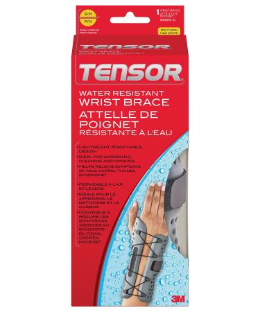 Tensor Water Resistant Wrist Brace Right Hand Small/Medium Right Hand S-M