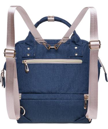 Caucko Baby Diaper Bag with Stroller Hook | Multifunctional Nylon Travel Backpack - Large Capacity Blue | Ideal for On-the-Go Parents - Buy Online on SooperMarket.com