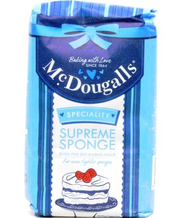 McDougalls | Supreme Sponge Premium Self Raising Flour 1kg | Extra fine self-raising flour | Suitable for vegetarians - Buy Online on SooperMarket.com
