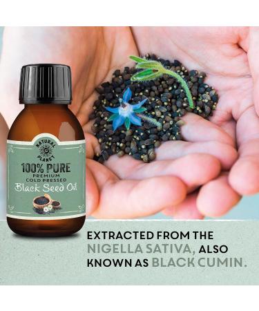 Natural Planet Black Seed Oil 100ml - Cold Pressed, High Strength Thymoquinone, Nigella Sativa - Non-GMO, Cruelty Free - Buy Online on SooperMarket.com