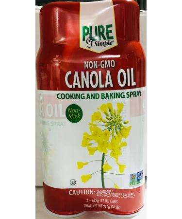 Non- GMO Canola Oil Spray for Cooking and Baking