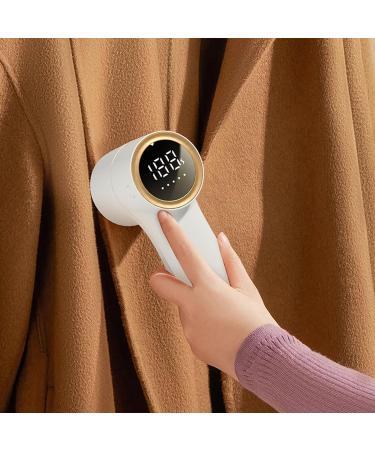 Lint Shaver Fabric Defuzzer - Portable USB Strong Motor 5 Speeds for Sweaters & Clothes - Buy Online on SooperMarket.com