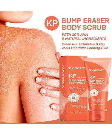 KP Bump Eraser Body Scrub - Exfoliating Strawberry Legs Treatment for Women & Men - 8.45oz - Buy Online on SooperMarket.com