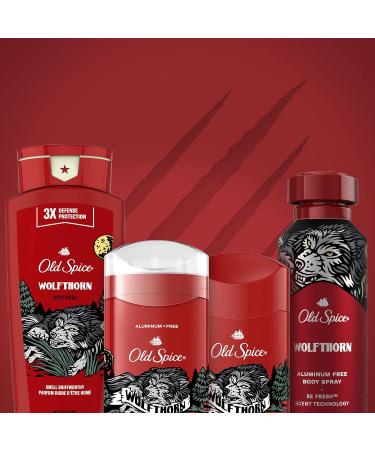 Old Spice Wolfthorn Aluminum-Free Deodorant for Men 3 oz - Pack of 3 | 48 Hr. Protection - Buy Online on SooperMarket.com