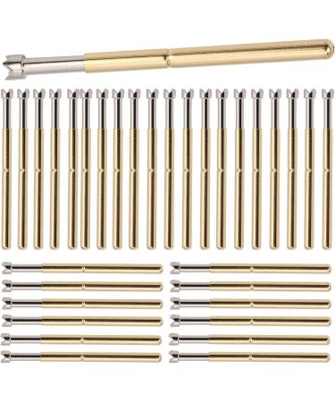 100Pcs Spring Probe 2mm 4 Claws Brass Spring Loaded Contact Pins Test Probe Hardware Tool P125-Q for Solder Joints Solder Pads Test Tools Strong Versatility - Buy Online on SooperMarket.com