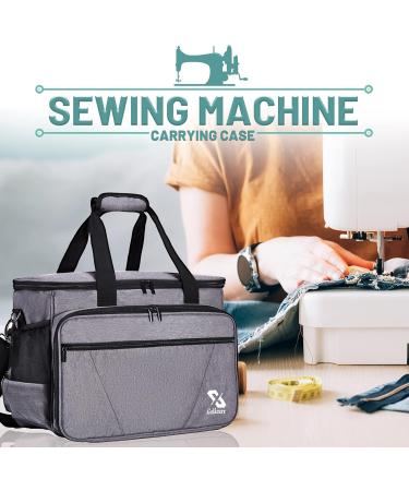 Golkcurx Sewing Machine Case - Removable Padding, Shoulder Strap - Grey - Buy Online on SooperMarket.com