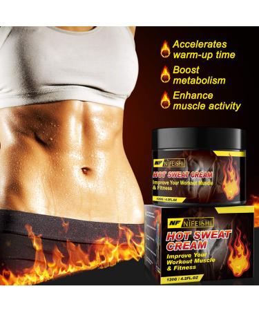 Hot Cream for Belly & Cellulite Firming | Weight Loss Workout Enhancer for Men and Women | Cellulite Treatment for Thighs, Legs, Abdomen, Arms and Buttocks - Buy Online on SooperMarket.com
