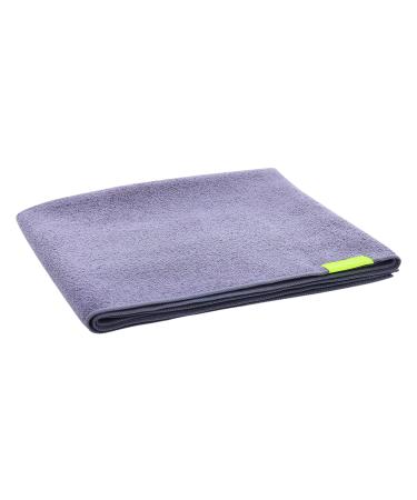 AQUIS Microfiber Hair Towel, Water-Wicking, Ultra Absorbent & 50% Faster Drying, for All Hair Types, Dark Grey Dark Grey Regular (19x39 inches)