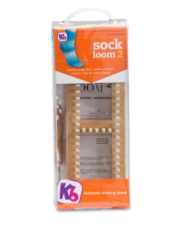 Authentic Knitting Board Sock Loom 2  Regular Gauge Wood Loom